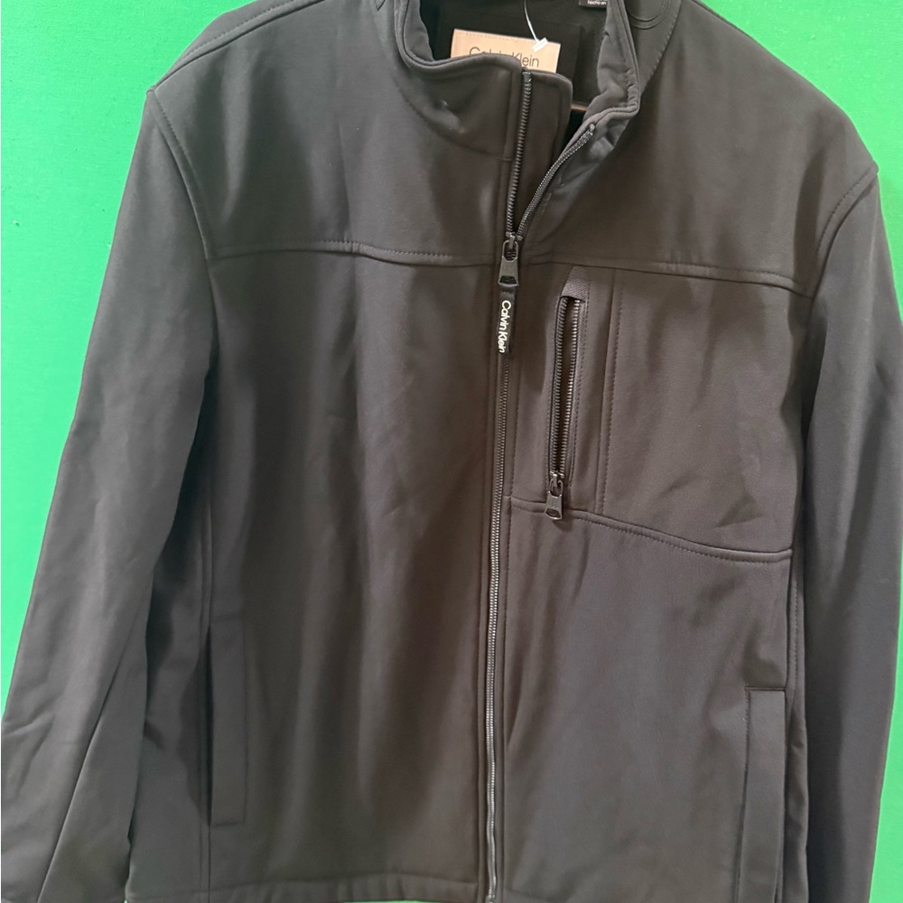 Calvin Klein Men's Charcoal Performance Jacket